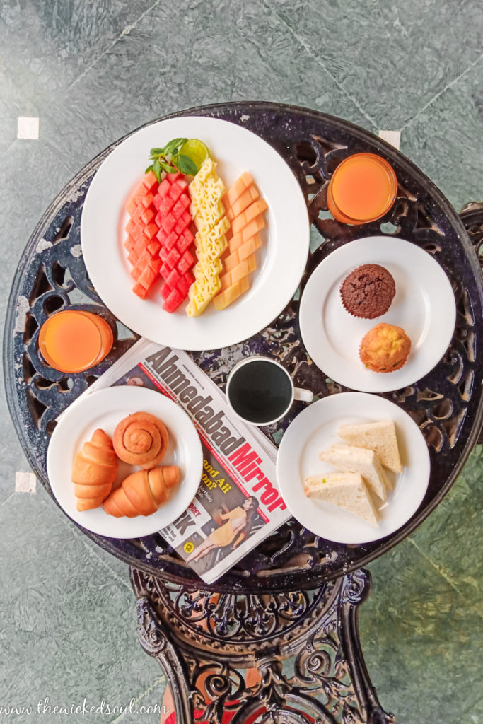 breakfast and high tea at Lemon Tree hotels blog Ahmedabad